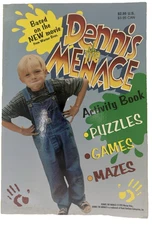 Dennis the Menace Activity Book (1993) Warner Bros. Movie Merch - New, FREE Ship