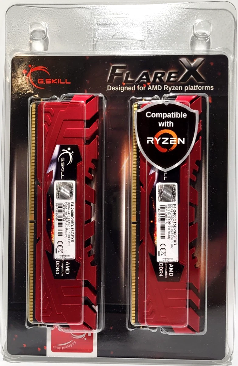 G.Skill Flare X Series 32 Go (2 x 16 Go) DDR4 3200 MHz CL14 - Mémoire