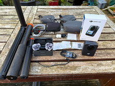 DJI Osmo 360 8K Action Camera Bundle DJI mic Minis selfie sticks and DJI care 