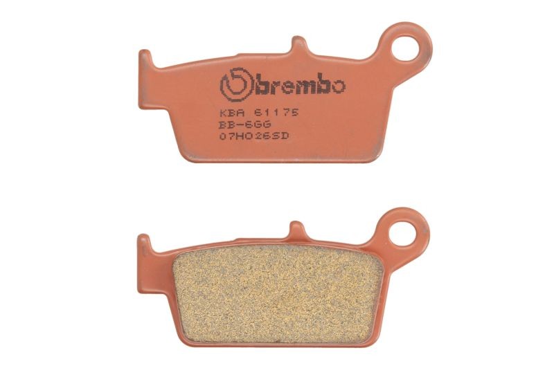SD brake pad Fits Yamaha WR 400 F 1999-2002 Brembo Raod 07HO26SD Front Sintered - Image 89
