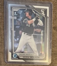 2024 BOWMAN 1st CHROME GEORGE WOLKOW WHITE SOX
