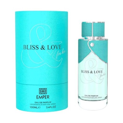 Emper Bliss & Love for her Eau de Parfum Spray 100ml 3.4 fl oz Women's Perfume