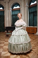Renaissance Southern Costume Vintage Victorian Wedding Dress Rococo Bridal Gowns