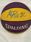 Magic Johnson Autograph Signed Small Spalding Basketball NBA Dodgers Lakers Kobe
