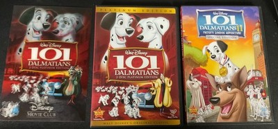 2 Disney DALMATIANS DVD Lot: I  1 with lenticular card  &  II  2 Patch s London