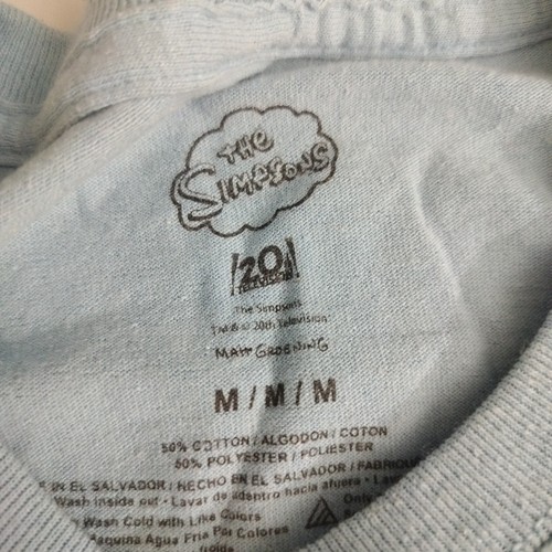 Camicia manica corta divano I Simpson blu medio - Foto 3 di 6
