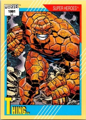 1991 Marvel Impel Universe - Super Heroes - Thing #3
