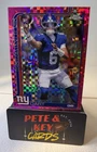 Jaxson Dart 2025 Topps Chrome Rookie Pink X-Fractor Mega Exclusive #306 Giants