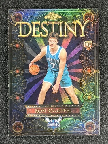 2025 Topps Chrome Kon Knueppel Refractors (RAW)