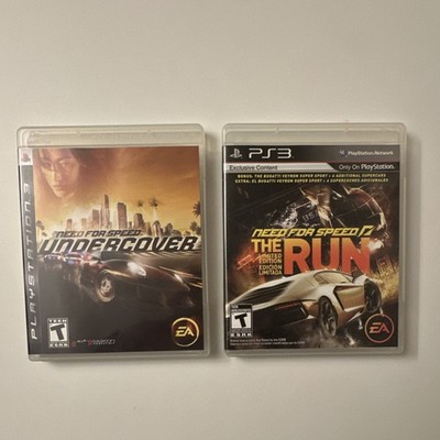 PS3 Need for Speed Undercover & The Run Manual Included NTSC EA Racing