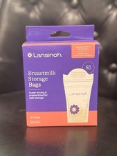 Lansinoh Breastmilk Flat Freezer Storage Bags 50 Bags