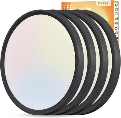 4PK 15.8'' Slim LED Ceiling Light 32W 3480LM CCT Selectable for Home Use
