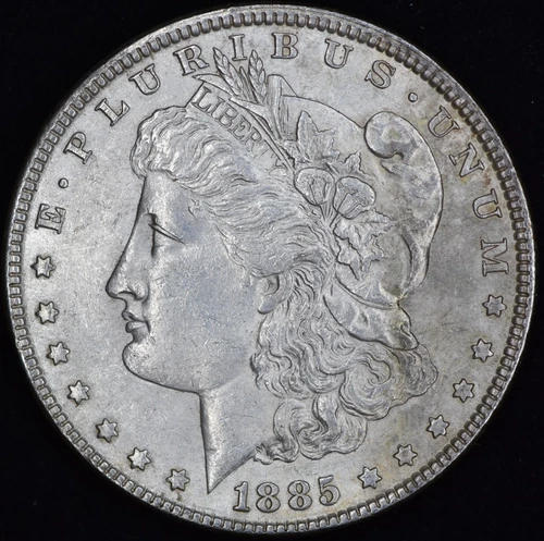1885 Morgan Silver Dollar AU