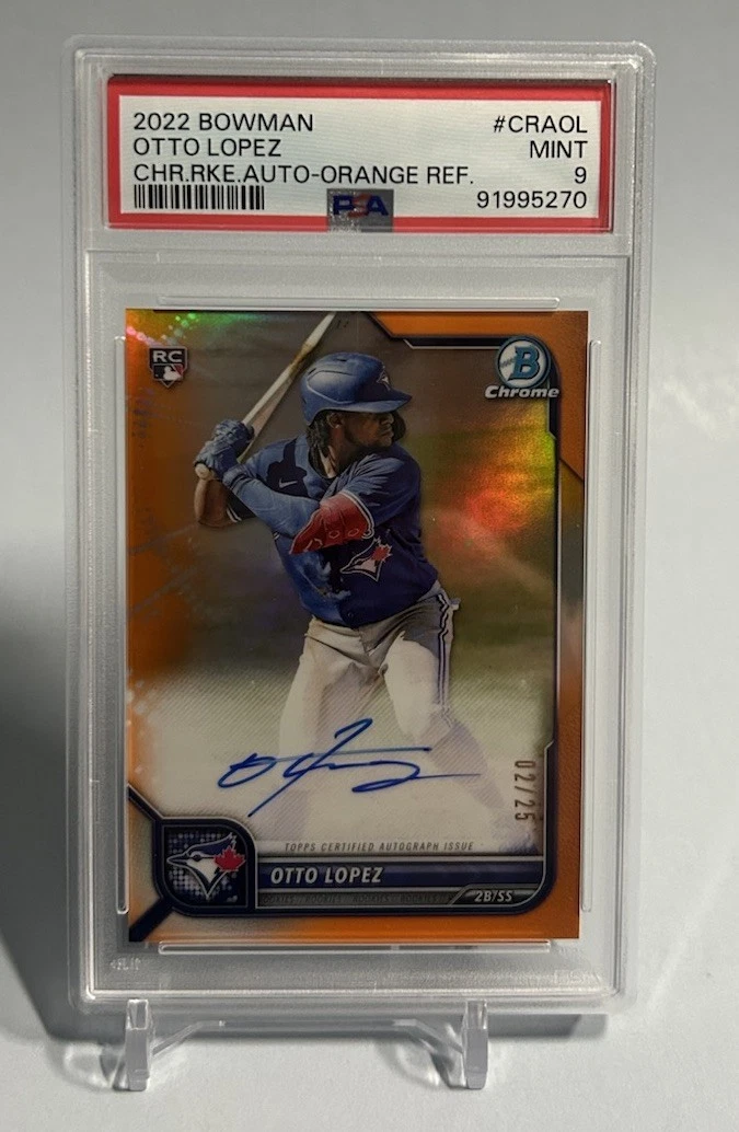 Bowman Chrome Orange Auto for sale | eBay