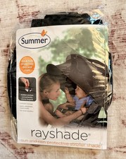 Summer Infant Rayshade UV Protective Stroller Shade Cover, Black