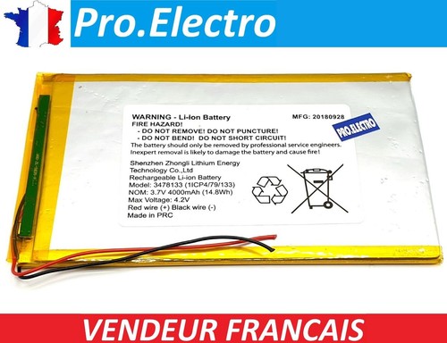 Battery batterie compatible tablette Archos Access 101 Wifi modèle AC101ASWFV2 - 第 2/2 張圖片