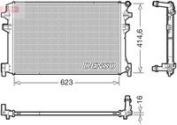 Denso MotorküHler WasserküHler DRM02048 FüR VW Polo 6 AW1 BZ1 AE1 Cross C11 D31