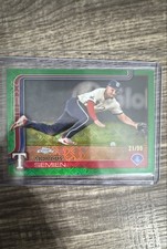 2025 Topps Chrome Logofractor Edition - Marcus Semien, #27 Green Refractor /99