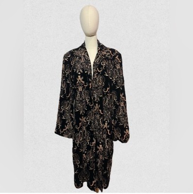 Vintage embroidery long jacket. Gold Design, Overcoat