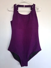 Size 18W one piece swimsuit in dark purple by Sporti. Excellent condition
