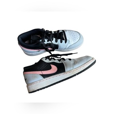Nike Air Jordan 1 Low GS  Light Iron Ore Arctic Punch    Size 5Y/W6.5