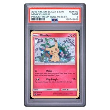 2019 Pokemon SM Black Star Promo Mimikyu Holo SM163 Team Up Blister PSA 9 MINT on eBay