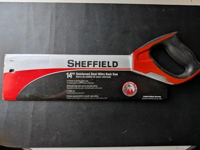 Sheffield 58210 14'' Mitre Back Saw 12PPI - Precise Clean Cut - Next Day Shipping