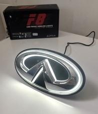 For 2014-2017 Infiniti Q50 Chrome White Led Grill Emblem For 2014-2017 Infiniti Q50 Chrome White Led Grill Emblem