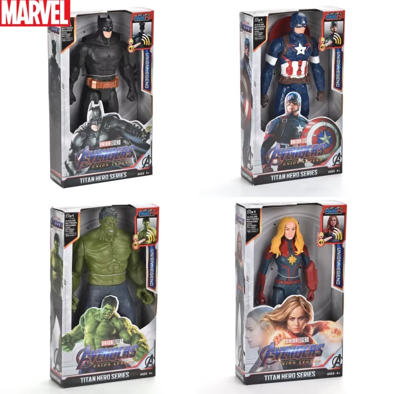 30 Cm Marvel Avengers Giocattolo Thanos Hulk Spiderman Capitan America Iron Man - Immagine 3 di 4