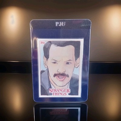 2018 Topps Stranger Things Season 1 Sketch Card Mr Clarke Hand Drawn Art 1/1 