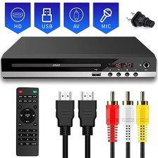 1080p DVD Player All Region Free DVD CD USB Player with HD RCA Output US C7N0