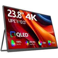 23.8" 4K Large Portable Gaming Monitor UHD 3840 2160 100 sRGB IPS LCD Display