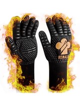 Gants De Barbecue, Four Résistant À La Chaleur Jusqu'À 800 ° C  Marque Reinalin