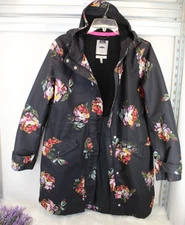 WOMEN'S JOULES RAIN JACKET COAT RIGHT AS RAIN WATERPROOF LOXLEY PEONY UK 12 US 8