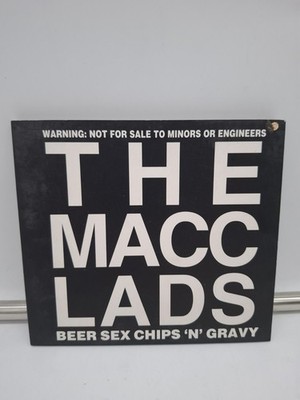 The Macc Lads - Beer Sex Chips 'N' Gravy CD Album 2019 Harry May Records VG+/VG+