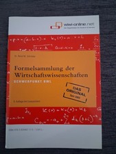 Formelsammlung der Wirtschaftswissenschaften,...