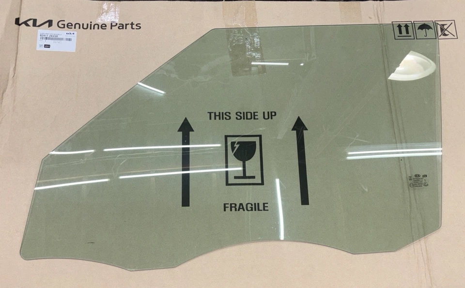 Vidrio de puerta delantera izquierda OEM Kia 82411-2K030 se adapta a Soul 2010-2013 hecho en Corea Foto 2 de 4