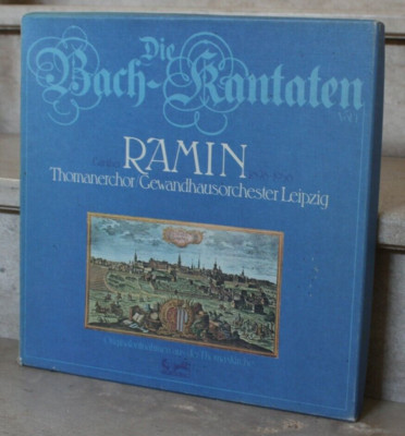Bachs Kantaten unter der Leitung Gunther Ramin (1898-1956) Box 5 Lp & Booklet 