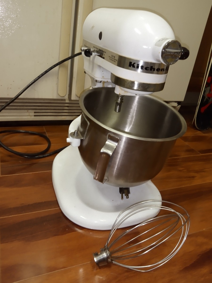 KitchenAid K5SS （KSM5 )  白 KitchenAid K5SS Mixer White Heavy Duty Series 5qt Counter