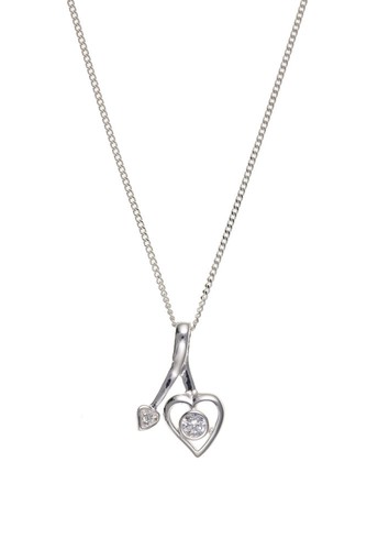 Collier cœur à graver en argent – Bijou gravé en France