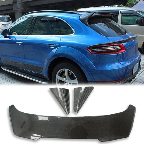 Carbon Fiber Rear Roof Spoiler Window Wing Lip Fits For Porsche Macan 2014-2020 - 第 1/11 張圖片