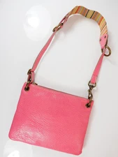 Paul Smith Leather Bag Pink & Multicoloured Swirl Shoulder Bag