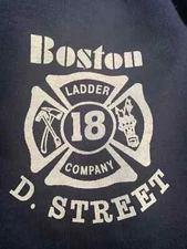 Boston Fire Ladder-18 South Boston T-Shirt Medium FDNY New York Boston