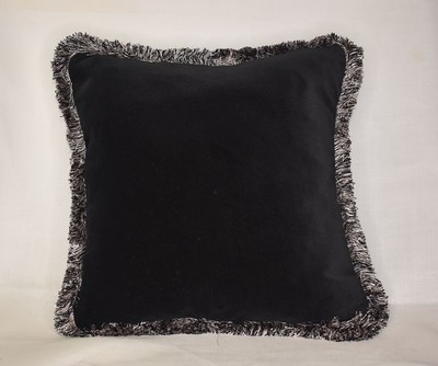 large black pillows