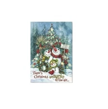 Snowman Christmas Magic Cards by Leanin' Tree New Boxed 10 pack w/ Envelope