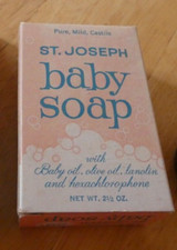 Vintage St. Joseph Baby Soap in Box-2 1/2 OZ-Great Condition