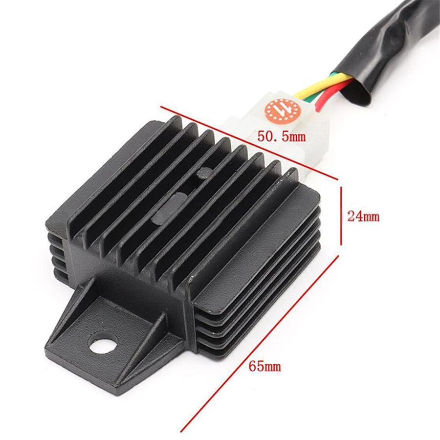 Telar arnés de cables cuádruples para 50cc 110cc 125cc PIT Quad Dirt Bike ATV Dune Buggy Foto 3 de 4