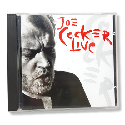 Joe Cocker Live CD Album 1990 Shelter Me Guilty Up Where We Belong Unchain Heart