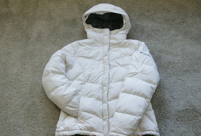 columbia white puffer jacket