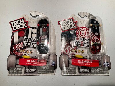 Lot of 2- Tech Deck Series 1- RARE- Plan B, Element